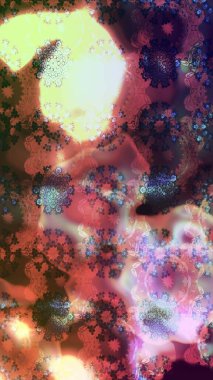 Kahverengi renkli çiçekler. Renkli Yaz Temalı eskiz kalıbı. Düz Çiçek Elementleri Tasarımı. Çiçekli retro deseni çiz.