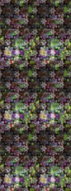 Doğal kozmetik ürünleri, parfüm, çiçekçi dükkanı için bahar ihalesi tasarımı. Paket kağıdı için en iyisi. Gri ve siyah lale çiçekli Raster eskiz deseni. Karşılama ya da düğün geçmişi olarak kullanılabilir.