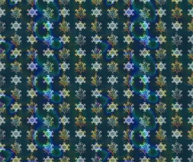 Raster illüstrasyonu. Tekstil veya kitap kapakları, imalat, duvar kağıtları, baskı, hediye paketi ve yapıştırma kitabı için çiçek eskizi geçmişi. Küçük ölçekli çiçeklerdeki basit sevimli desen.