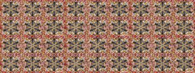 Kusursuz çiçek deseni. Duvar kâğıdı barok, İspanyol kumaşı. Kahverengi ve gri renklerde grafiksel, modern, pürüzsüz desen. Kusursuz raster arkaplanı.