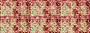 Bej ve pembe renklerde altın element. Barok tarzında altın çiçekli süs. Damask kusursuz yinelenen arkaplan. Doku arkaplanı üzerine altın duvar kağıdı.