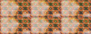 Geleneksel oryantasyon süsü. Kusursuz klasik raster altın desenli. Tarafsız ve bej renklerde altın desenli altın elementler. Klasik vintage arkaplan.