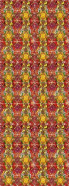 Raster illüstrasyon. Kusursuz desen. Ultramoda kumaş deseni. Organik motif arka plan.