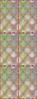 Kullanılabilir Tekstil, tebrik kartı, boyama kitabı, telefon durumda yazdırma için. Etnik Mandala süsleme. Hint çiçek desenli madalyon desen. Raster kına dövme stil.