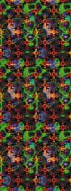 Botanik çizim kalıbı. Suluboya etkisi. Organik elementler. Raster deseni.