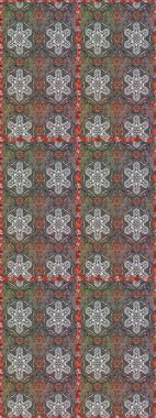 Küçük çiçekli basit, dikişsiz desen. Gri ve kahverengi renkli şirin çiçekler. Moda baskısı, albüm, ambalaj kağıdı ve duvar kağıdı için zarif dekoratif süslemeler. Raster illüstrasyonu.