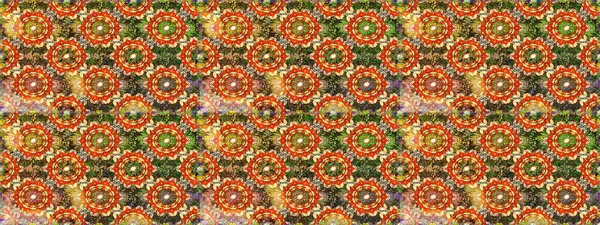 Altın çiçekli, pürüzsüz desen. Kahverengi ve turuncu renklerde altın element. Barok tarzında altın çiçekli süs. Damask arkaplanı.