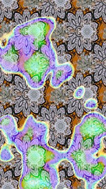 Çocuk stili. Düz Çiçek Elementleri Tasarımı. Renkli Bahar Teması eskiz kalıbı. Çiçekli çizim raster arkaplanı.