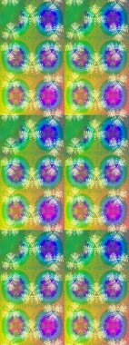 Sevimli küçük çiçek desenle. Raster resim. Çiçek desenli çiçek ve yaprakları ile.