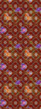 Çizim çiçek deseni duvar kağıdı, web sitesi arka planı, ambalaj kağıdı, davetiye, broşür, afiş veya web sitesi için kullanılabilir. Parlak elementlerin. El çizimi Raster illüstrasyonu.