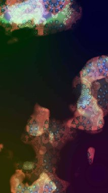 Çiçekli karalama şeklinde Raster çiçek deseni. Nazikçe, güzel çiçek arkaplanı. Gri renkli çiçekler.