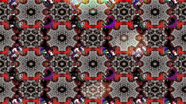 Siyah ve nötr renklerde çiçekler. Çiçek desenli eskiz. Düz Çiçek Elementleri Tasarım Raster illüstrasyonu. Renkli Bahar Teması çizim şablonu.