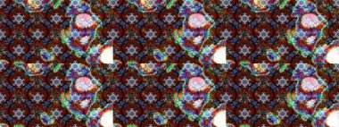 Botanik çizim kalıbı. Organik elementler. Suluboya etkisi. Raster deseni.