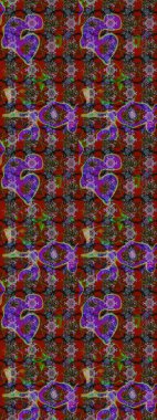 Çizim raster deseni. Çiçek arkaplan. Güzel kumaş deseni.