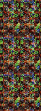 Of doodle elements. Hand drawn Raster illustration. Sketch flower pattern can be used for wallpaper, website background, wrapping paper, invitation, flyer, banner or website.