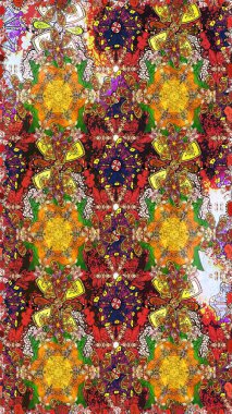 Güzel kumaş deseni. Güzel suluboya yaz çiçekleri deseni..