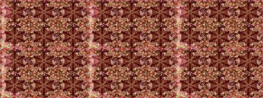 Kahverengi ve kırmızı renklerdeki altın desenli altın elementler. Lüks, kraliyet ve Viktorya dönemi konsepti. Süslü dekorasyon. Raster klasik barok çiçeksiz altın desenli..