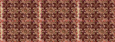 Lüks, kraliyet ve Viktorya dönemi konsepti. Kahverengi ve bej renklerde altın desenli altın elementler. Raster klasik barok çiçeksiz altın desenli. Süsleme.