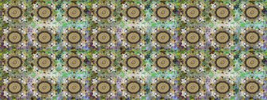 Geleneksel raster ve altın desen. Gri ve nötr renkler üzerinde klasik oryantal desen. Damask pürüzsüz süsü.