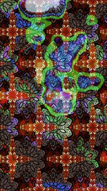 Yaz çiçekleri teması. El çizimi, soyut ve süslü elementler. Suluboya resim taklit Raster çizimi. Klasik çiçekler. Kahverengi ve siyah renkler.