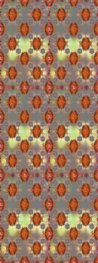 Gri renklerde bahar çiçekleri. Raster illüstrasyonu. Patlayan çiçekler soyut olarak yerleştirilmiş. Raster deseni.