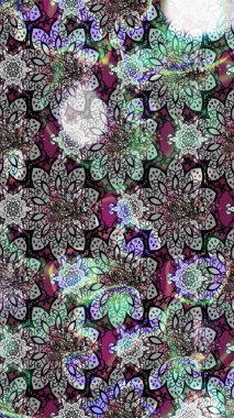 Moda baskısı. Dekorasyon ve tasarım için güzel bir desen. Çiçeğin suluboya çizimlerinin mükemmel deseni. Eski model. Suluboya çizim deseni.