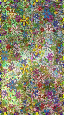 Raster resim. Seamless modeli küçük çiçek. Güzel kumaş deseni. Sevimli çiçek arka plan.