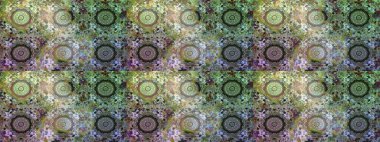 Barok tarzında kusursuz bir doğulu süsü. Tarafsız ve gri renklerde altın elementlerle geleneksel altın sarısı desen.