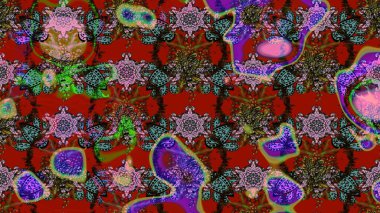 Küçük çaplı çiçeklerdeki basit şirin desenler. Tekstil veya kitap kapakları, imalat, duvar kağıtları, baskı, hediye paketi ve yapıştırma kitabı için çiçek eskizi geçmişi. Raster illüstrasyonu.