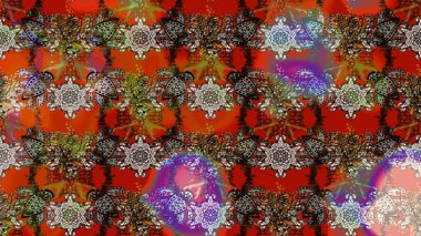 Klasik çiçek desenli. Yumuşak fayans. Paketleme, tekstil, duvar kâğıdı için çiçek eskizi. Raster 'ın taze dokusu. Yumuşak pamuk tasarımı.