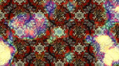 Raster illüstrasyonu. Tekstil veya kitap kapakları, imalat, duvar kağıtları, baskı, hediye paketi ve yapıştırma kitabı için çiçek eskizi geçmişi. Küçük ölçekli çiçeklerdeki basit sevimli desen.