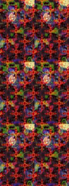 Raster çiçek desenli çiçek deseni, yapraklar, dekoratif elementler, sıçrama, lekeler, el çizimi kontur çizgileri ve Doodle çizim stili, grafik raster çizim çizimi.