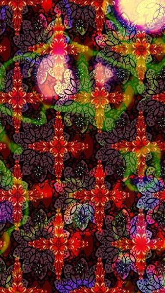 Şirin, zarif çiçekler Raster illüstrasyonu. Davetiye ve kartpostal tasarımı için dekoratif çiçek unsurları. Poster ya da kapak için arka plan. Tekstil için figür. Yapraklı çizim deseni.