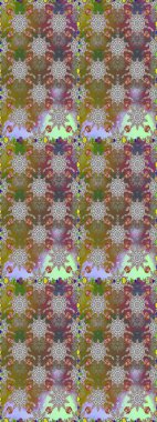 Raster deseni. Çiçekler, suluboya ile dikişsiz çiçek deseni. Küçük çiçek Güzel Çiçek desen.