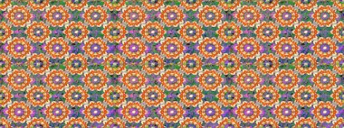 Süslü raster dekorasyonu. Lüks, kraliyet ve Viktorya dönemi konsepti. Turuncu ve bej renklerde altın element. Klasik barok çiçekli, turuncu ve bej üzerine altın desenli..