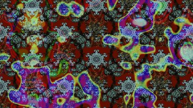 Moda baskısı, albüm, ambalaj kağıdı ve duvar kağıdı için zarif dekoratif süslemeler. Küçük çiçekli basit bir çiçek çizimi. Raster illüstrasyonu. Kahverengi ve mavi renkte şirin çiçekler.