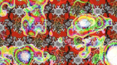 Paisley el çizimi elementler. Ev dekoru. Fantezi çiçekli eskiz deseni, doğal duvar kağıdı, çiçek desenli kıvrımlı illüstrasyon.