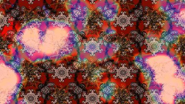 Sabıka fotoğraflarında, bebek kıyafetlerinde, duvar kâğıtlarında, paket kutularında falan kullanılabilir. Zarif, parlak ve eskiz kahverengi ve bej desenli çiçek deseni.