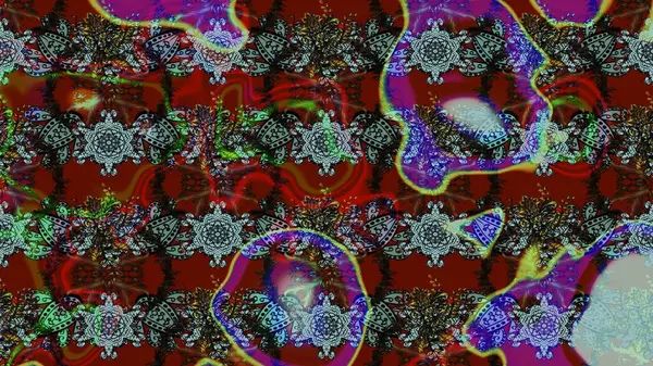 Raster stili kumaş deseni. Çiçekler suluboya çizim deseni.