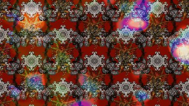 Hediye ambalaj kağıdı, tebrik kartları, posterler ve pankart tasarımı. Raster düz çiçek çizim deseni. Kahverengi ve gri renkte çiçekler.