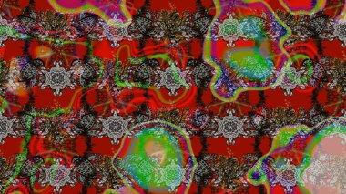 Tekstil veya kitap kapakları, imalat, duvar kağıtları, baskı, hediye paketi ve yapıştırma kitabı için çiçek eskizi geçmişi. Raster illüstrasyonu. Küçük ölçekli çiçeklerdeki basit sevimli desen.