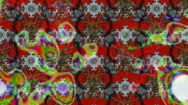 Eskiz Vintage Çiçek Deseni. Raster Kalça dokusu deseni.