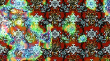 Eskiz arkaplan modeli. Raster illüstrasyonu. Suluboya, elle çizilmiş. Yeşil ve kahverengi yapraklı yabani çiçekler.