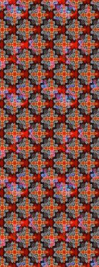 Renkli Yaz Temalı eskiz kalıbı. Düz Çiçek Elementleri Tasarımı. Yazdır. Güzel eskiz şekli. Raster çiçekli arka plan. Şirin kumaş deseni.