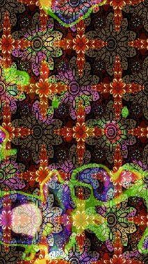 Sketch pattern with fantasy flowers, natural wallpaper, floral decoration curl illustration. Home decor. Paisley print hand drawn elements.