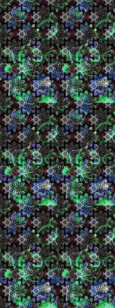 Raster illüstrasyonu. Robot resim. Küçük çiçekte sevimli çiçek deseni var..