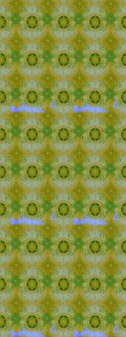 Yeşil çiçekli eskiz deseni, suluboya çiçek deseni, sevimli çiçek, duvar kağıdı, kart veya kumaş için fayanslı. Raster - stok.