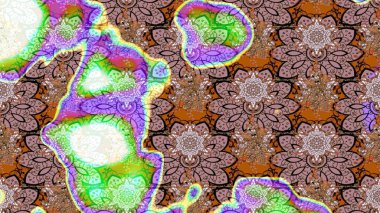 Çiçekli karalama şeklinde Raster çiçek deseni. Tarafsız renklerde çiçekler. Yumuşak, bahar çiçekli arka plan.