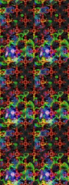 Karalama çiçeği. Düz Çiçek Elementleri Tasarımı. Renkli Bahar Teması eskiz kalıbı. Raster illüstrasyonu. Zentangle soyut çiçekleri. Şirin kumaş deseni.