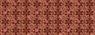 Arkaplan, kumaş, altın duvar kağıdı. Düz elle çizilmiş klasik koleksiyon. Raster altın pürüzsüz desen. Kahverengi ve kırmızı renklerde altın desenli altın elementler.